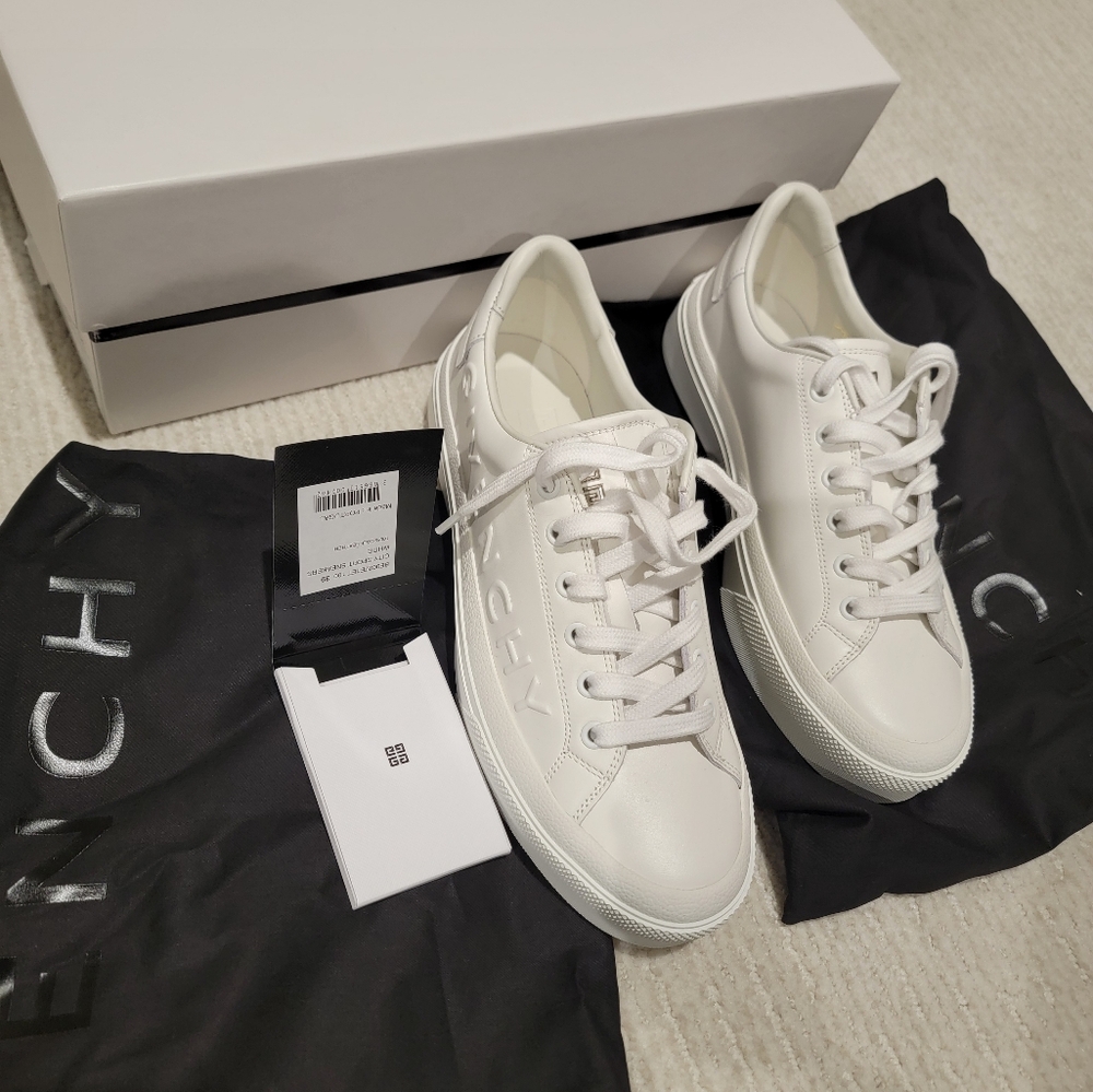 Givenchy white sneakers,women, authentic